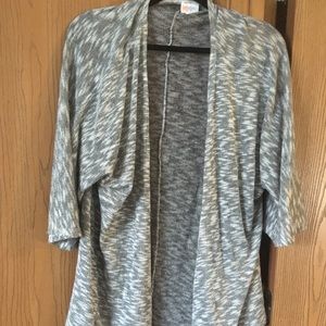 LulaRoe Light Gray Cardigan